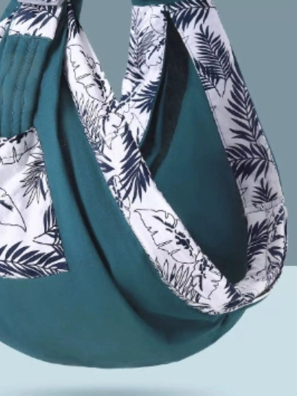 Ergonomic Leaf Print Baby Sling Carrier