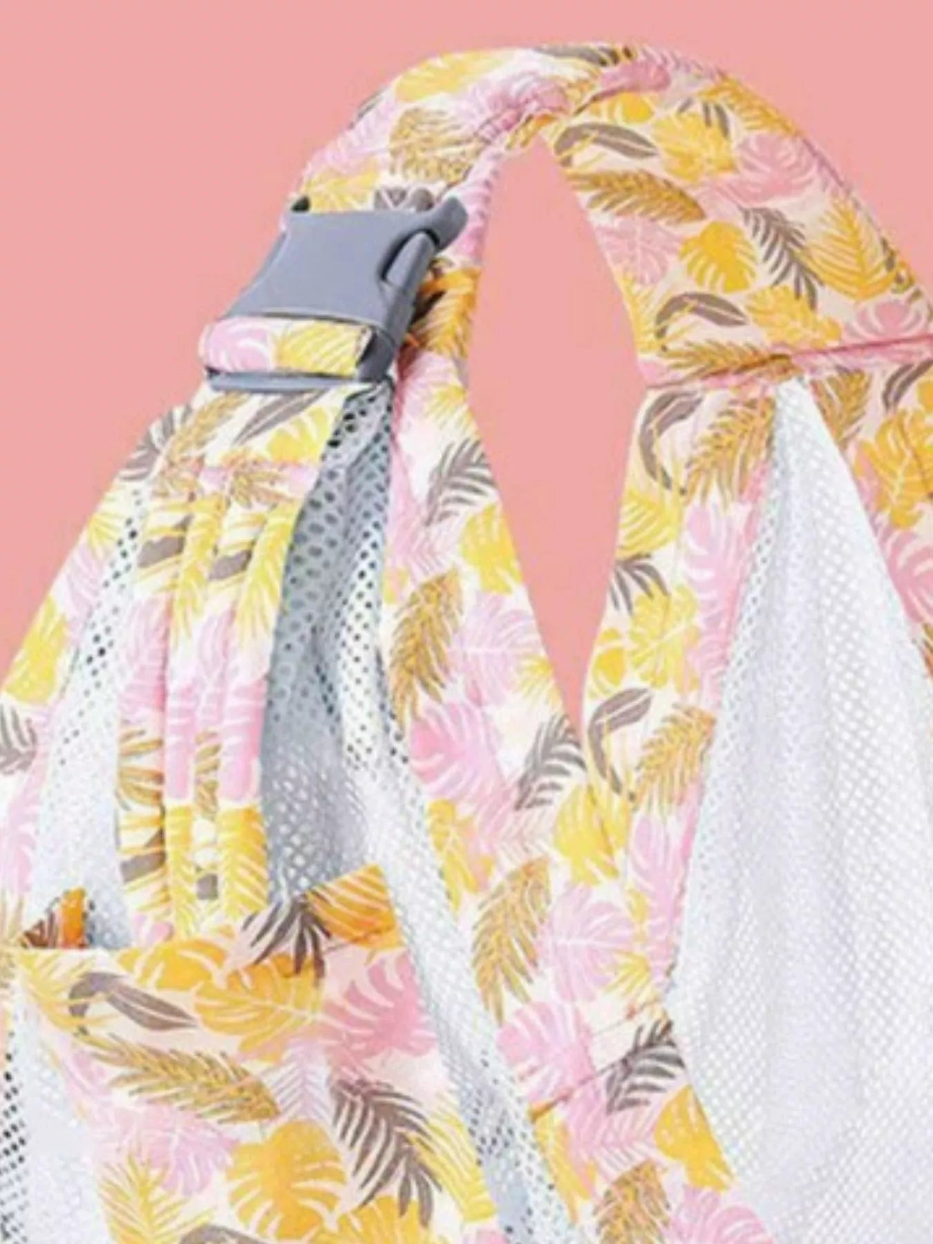 Ergonomic Leaf Print Baby Sling Carrier
