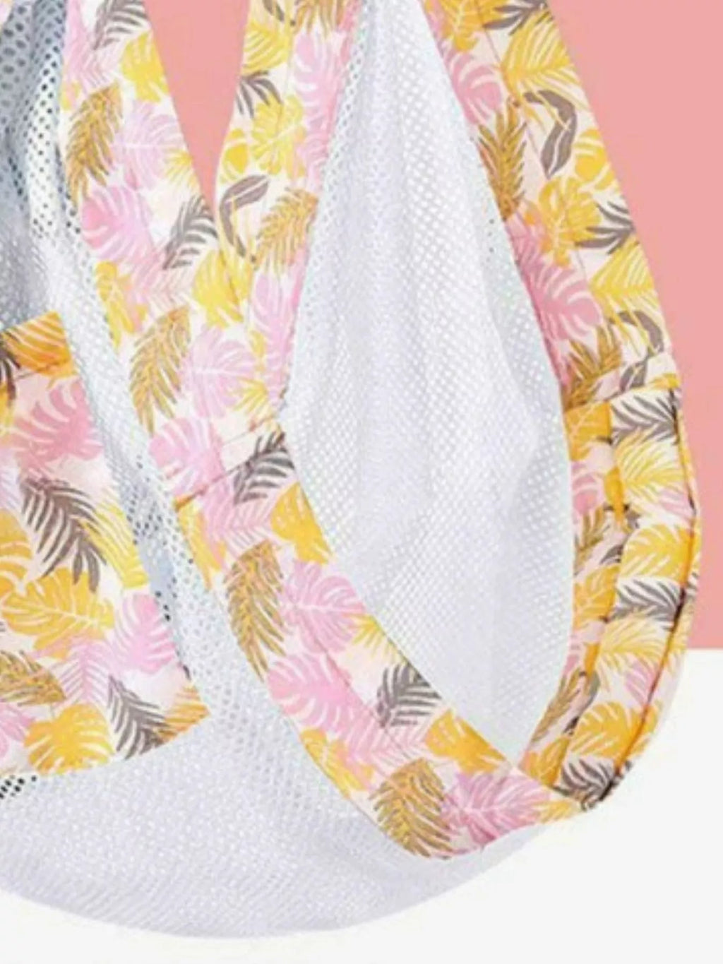 Ergonomic Leaf Print Baby Sling Carrier