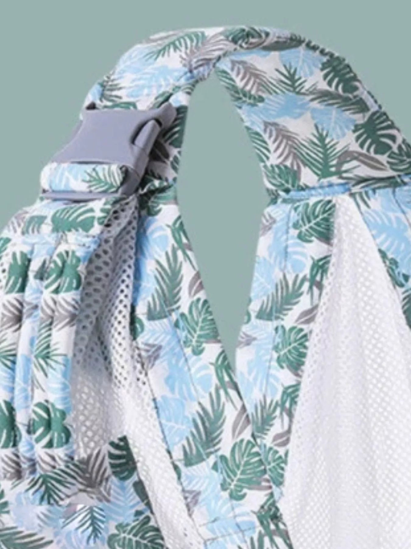 Ergonomic Leaf Print Baby Sling Carrier