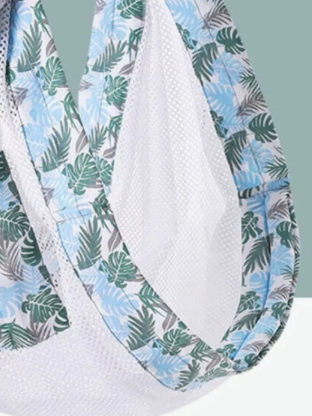 Ergonomic Leaf Print Baby Sling Carrier
