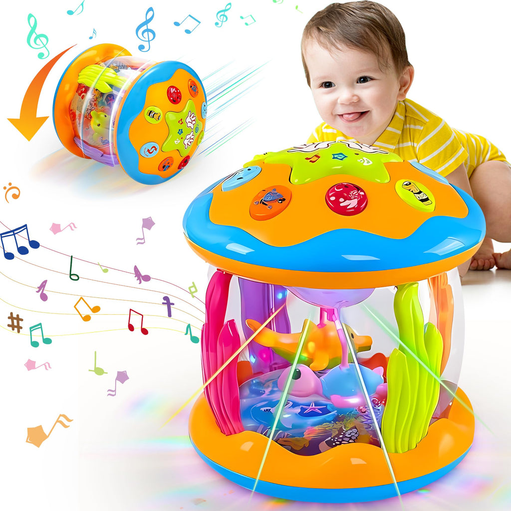 Baby Musical Drum Toy with Lights – Interactive Learning Toy
